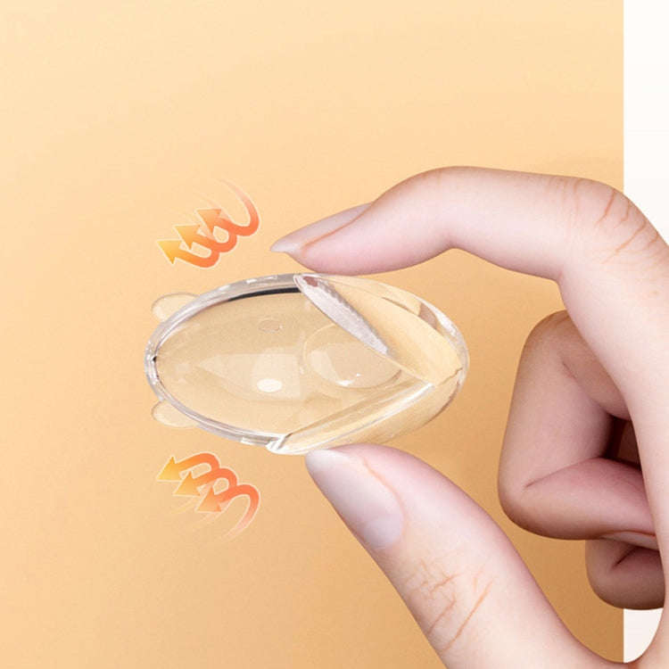 10pcs /Pack Transparent Anti Collision Safety Corner Protectors with Adhesive(Panda Airbag)