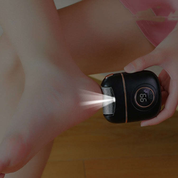 Electric Foot Grinder for Removing Dead Skin and Calluses with 2 Alloy Grinding Heads and LED Lig...
