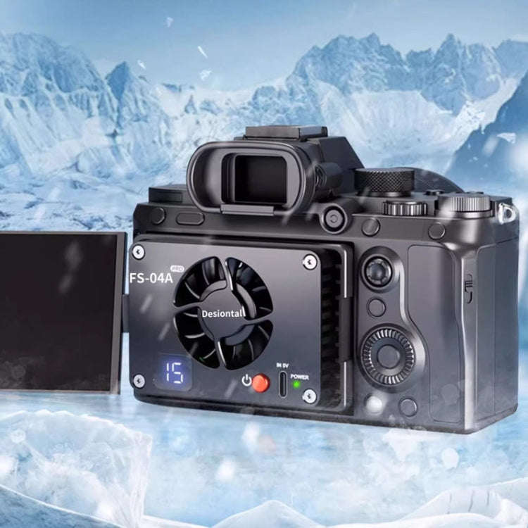 Desiontal SF-04A Camera Live Cooler For Sony ZV-1 / Canon R5 / FUJIFILM XT4