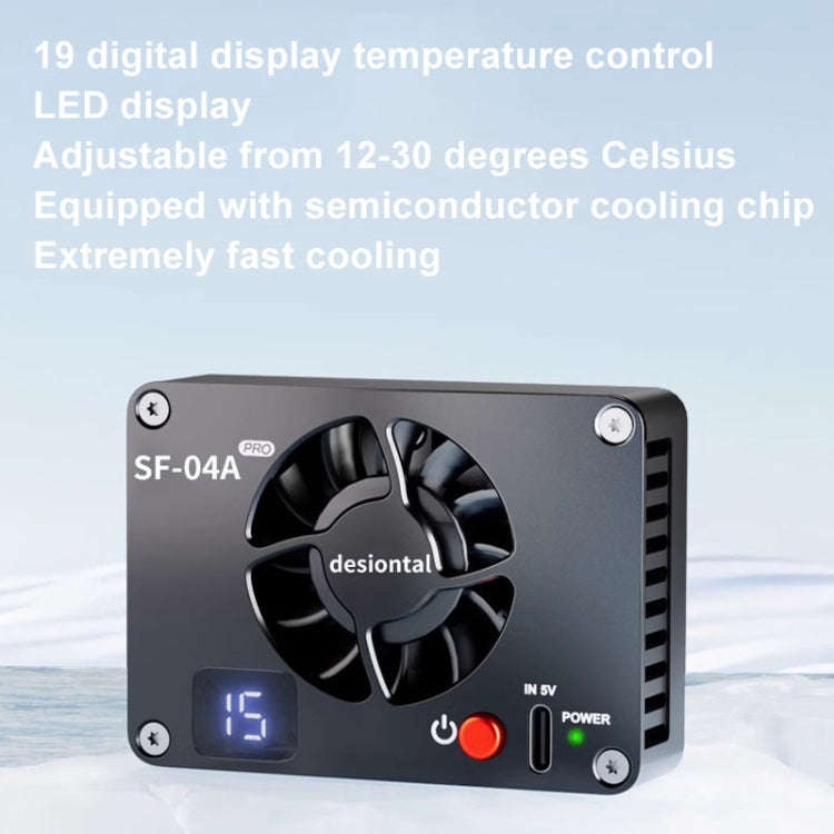 Desiontal SF-04A Camera Live Cooler For Sony ZV-1 / Canon R5 / FUJIFILM XT4