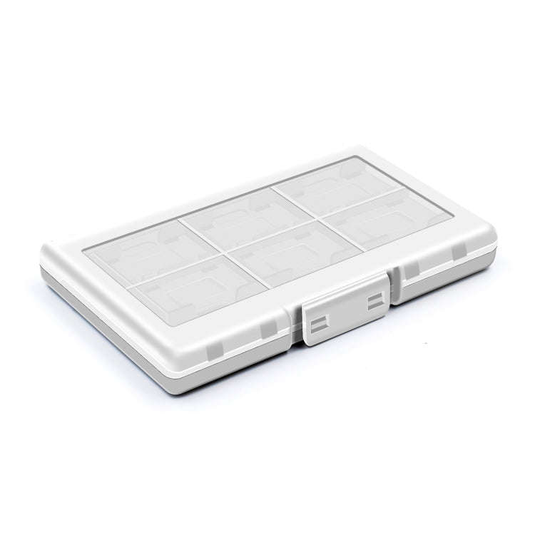 For Nintendo Switch / Switch Oled 12-in-1 Game Card Box Protective Case(White)
