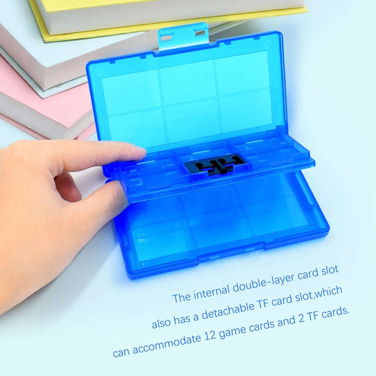 For Nintendo Switch / Switch Oled 12-in-1 Game Card Box Protective Case(White)