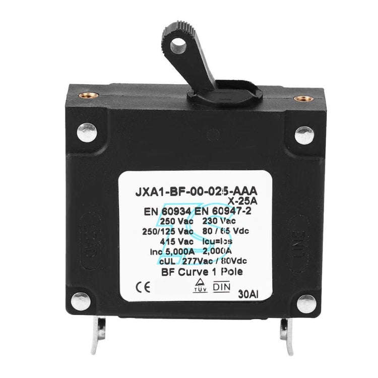 80V DC Overload Hydraulic Reset Circuit Breaker, Rated Current: 25A