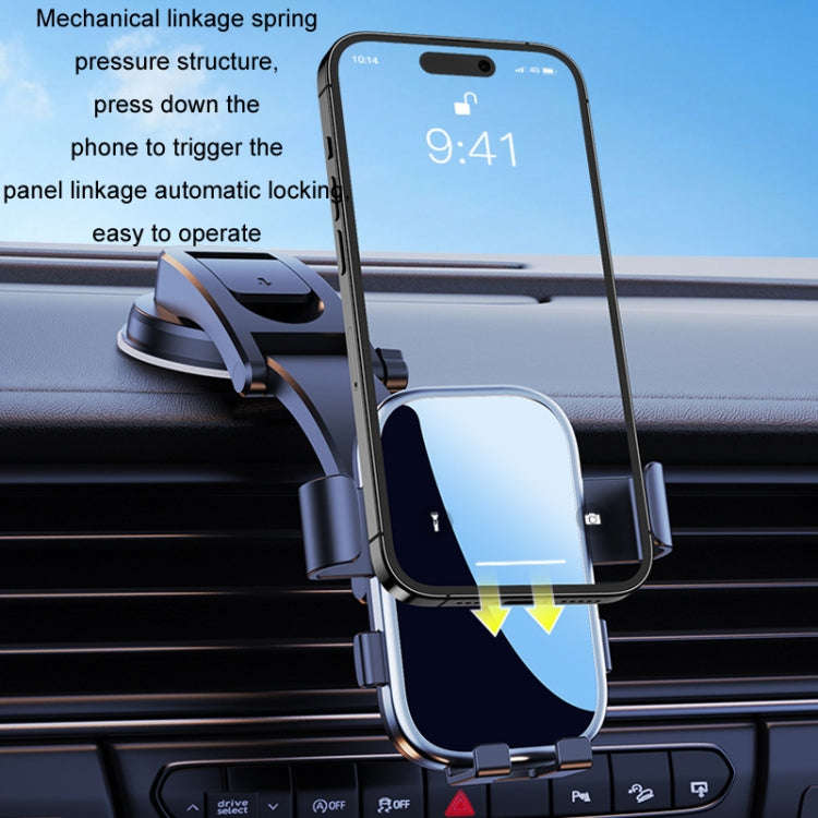 For 17mm Universal Ball Head Car Mobile Phone Holder, Without Base, Style: D96 Electroplating