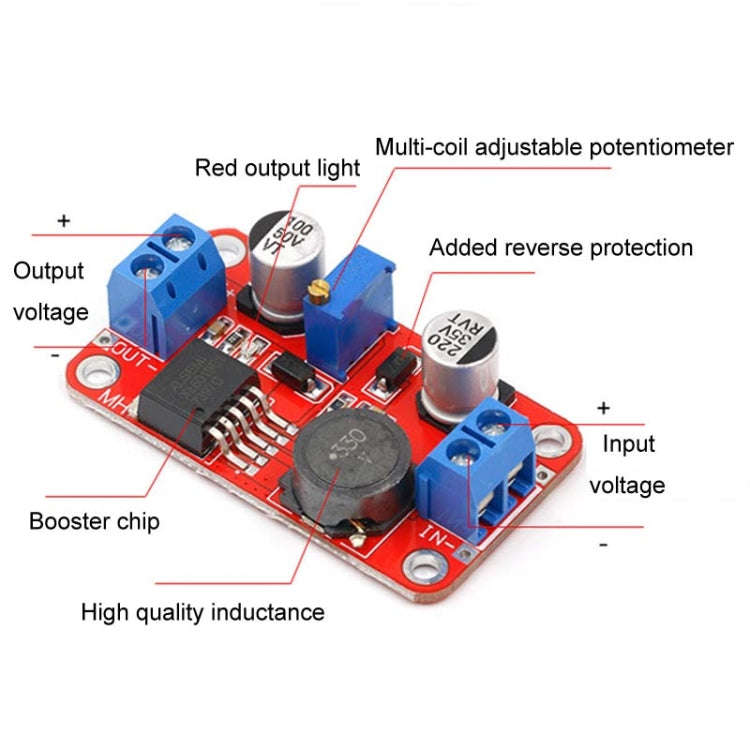 XL6019 5A High Power Current DC-DC Boost Power Module Boost Converter