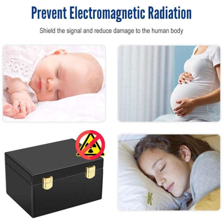 2 In 1 Signal Blocking Box Carbon Fiber Car RFID Shielding Key Case