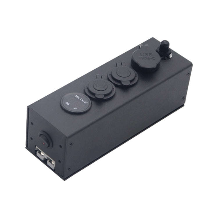 USB Voltmeter Cigarette Lighter Socket With Switch Power Box For Car And Ship, Model: AOS3515-1