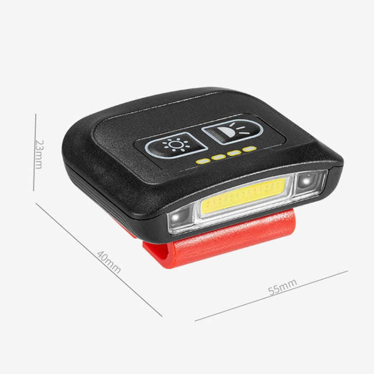 E-SMARTER H49 LED Induction Headlamp Fishing Hat Clip Light