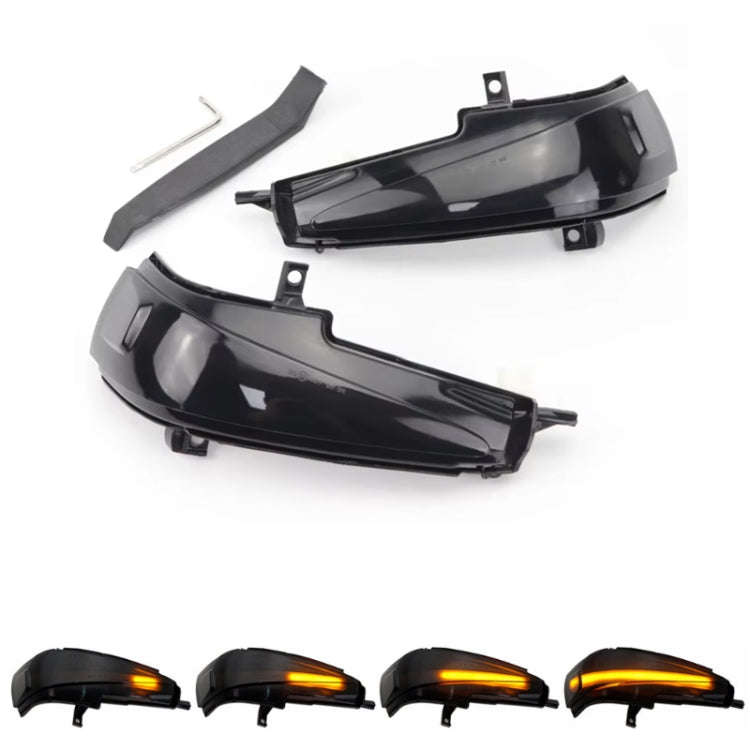 For Honda Civic MK8 Car Dynamic LED Water Flow Turn Signal Rearview Mirror Lights, Color: Yellow ...