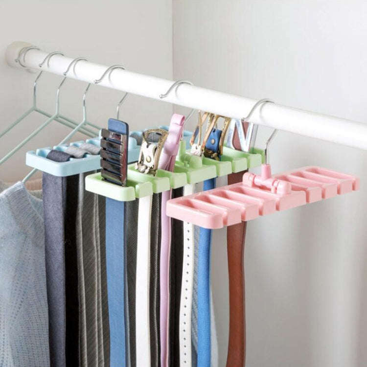 Belt Hanger Scarf Tie Rack Holder For Wardrobe Closet Storage Organizer, Size: Large Coffee