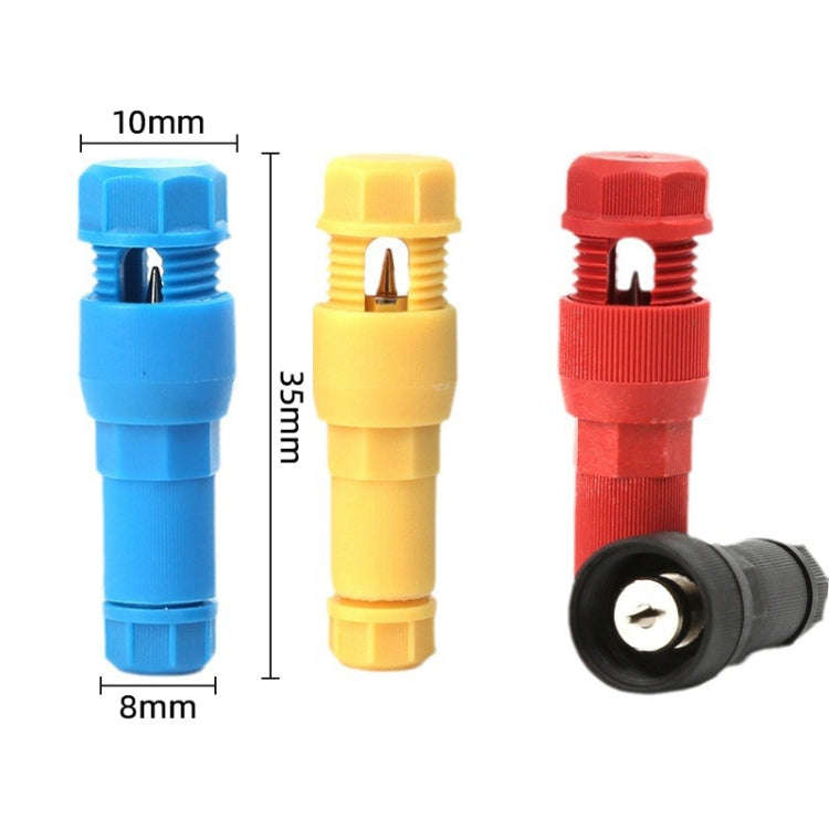 2pcs /Pack Stripping-free Thimble T-shaped Connector Downlight Wiring-free Connector(Red)