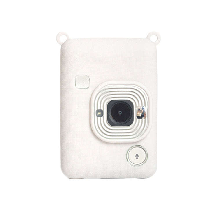 For FUJIFILM instax Mini Liplay Wear-resistant Anti-fall Silicone Soft Case(White)