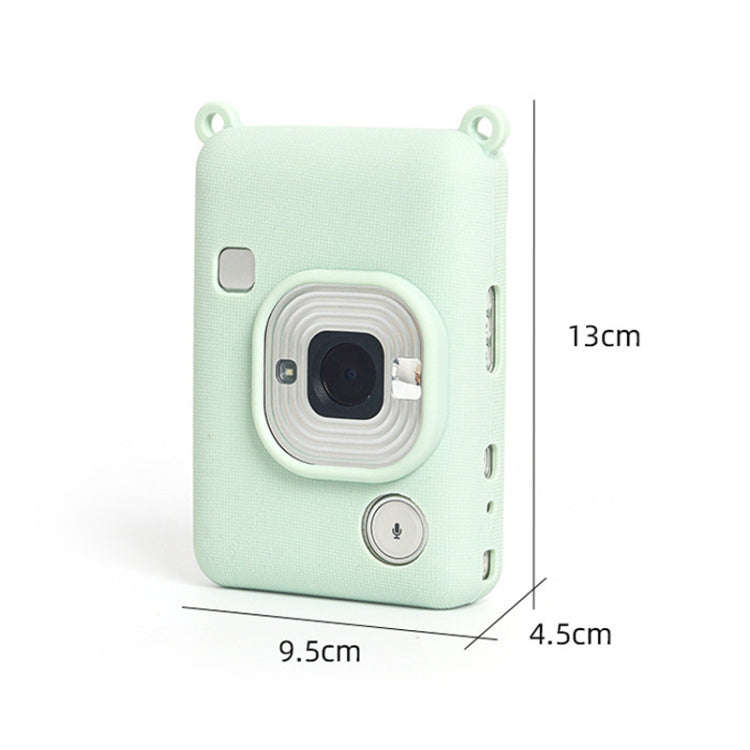 For FUJIFILM instax Mini Liplay Wear-resistant Anti-fall Silicone Soft Case(Dark Brown)