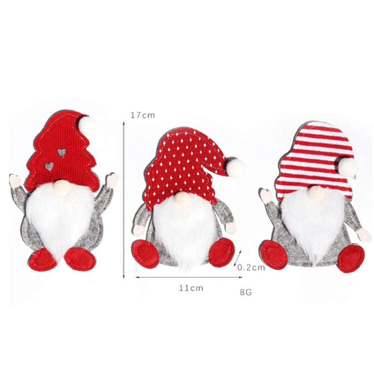 A Style Cartoon Faceless Doll Knife Fork Cover Christmas Decorations