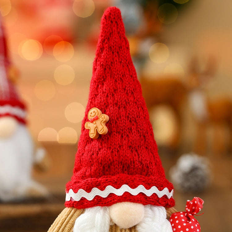 Christmas Faceless Old Man Ornament Cartoon Doll Window Decoration Decorations(Female)