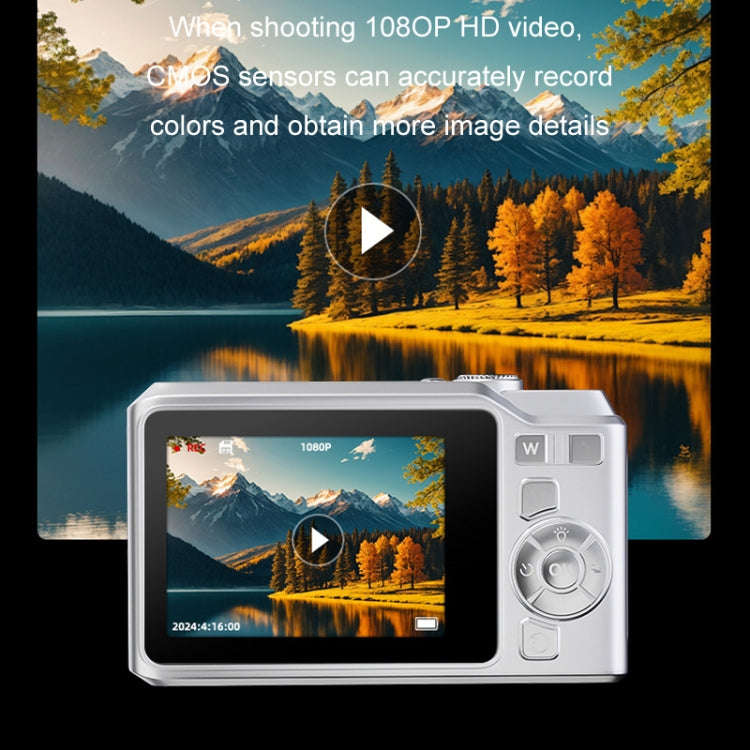 1080P HD Student Retro Digital Card Camera, Color: Black+32G