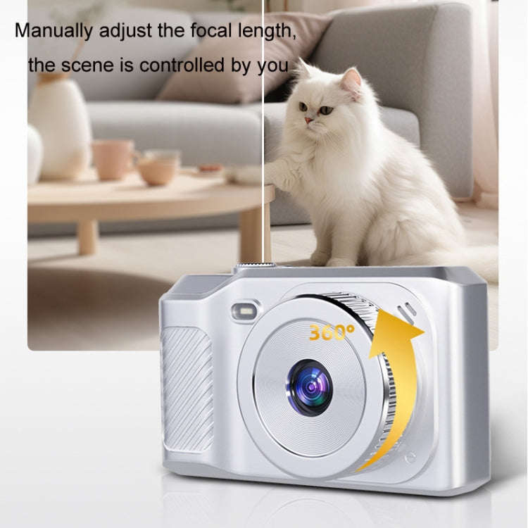 1080P HD Student Retro Digital Card Camera, Color: Black+32G