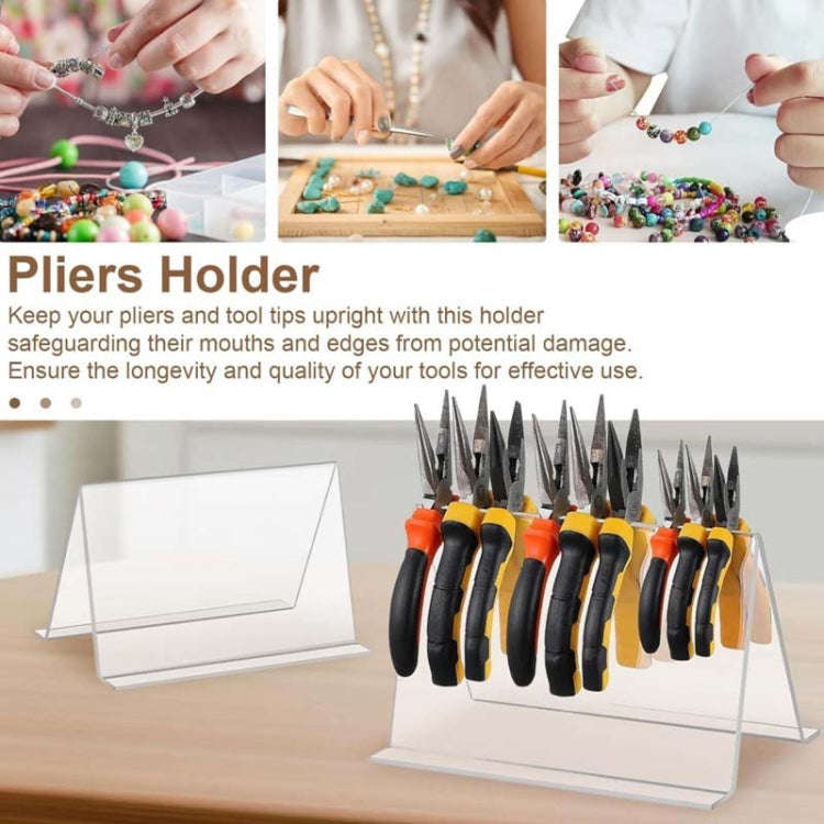 YX138 Acrylic Jewelry Pliers Organizer Multifunctional Tools Display Rack