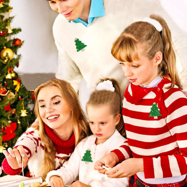 Cartoon Luminous Brooch Decoration Christmas Children and Adult Dress-up Props(Christmas Tree)