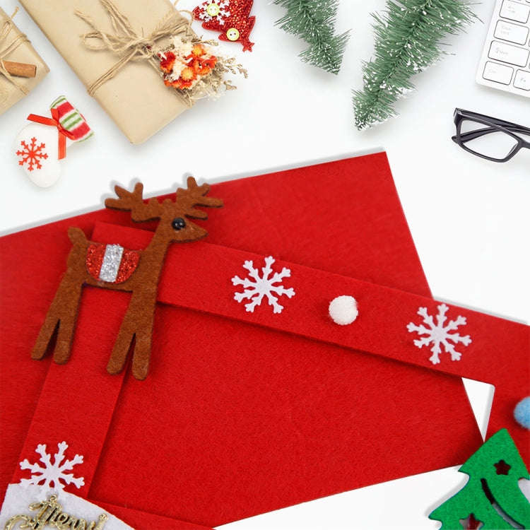 Christmas Snowflake Decoration Photo Frame Holiday Home Ornaments(Red + Green)