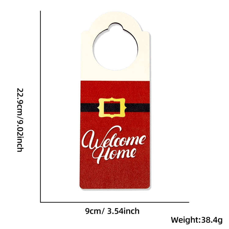 Christmas Door Handle Pendants Holiday Party Door Decoration(Belt)