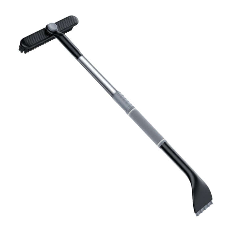 Multifunctional Car Defrosting Snow Shovel, Color: Black Boxed