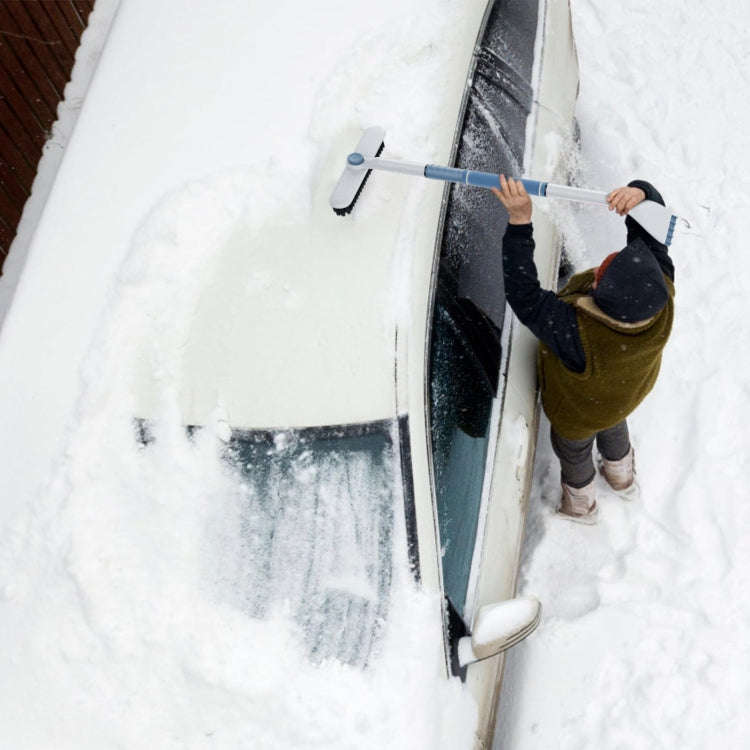 Multifunctional Car Defrosting Snow Shovel, Color: Black Boxed