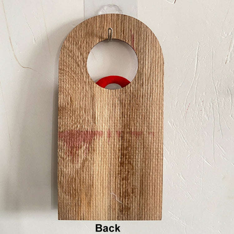 Christmas Cartoon Door Handle Wooden Plaque Hanging Decoration(W2-49 Bear)