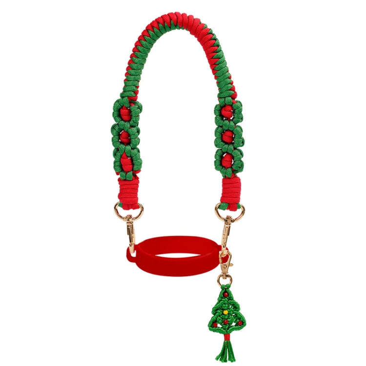 For Stanley Water Cup Christmas Hand-held Rope Knitted Strap(K68895)