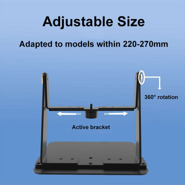Punch-free Desktop Metal Adjustable Projector Stand(Black)