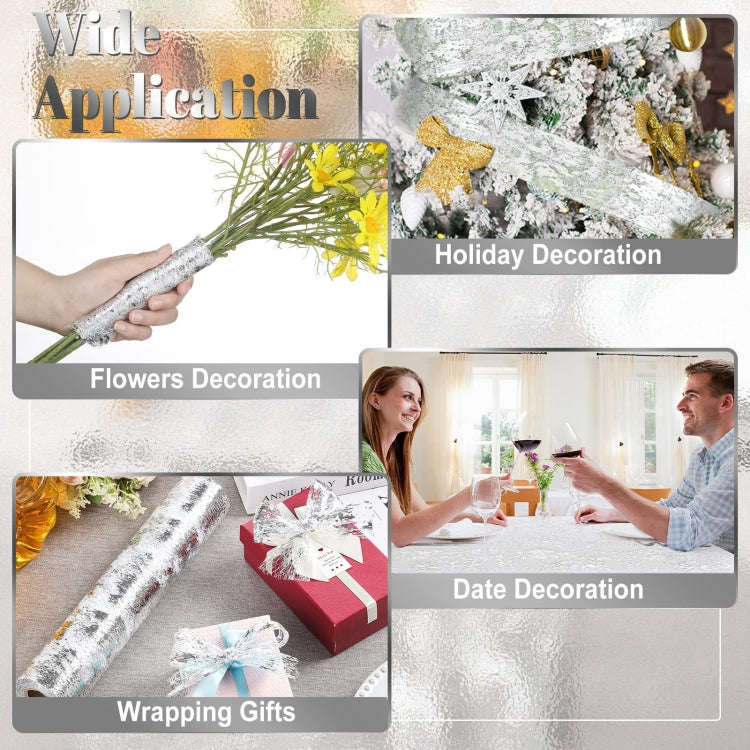 Glitter Foil Thin Mesh Table Runner for Event Party, Wedding, Christmas 11 X 108 Inch(Rose Gold)