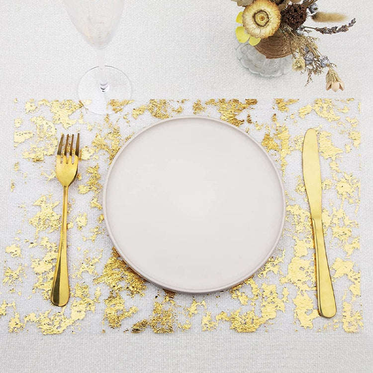 Glitter Foil Thin Mesh Table Runner for Event Party, Wedding, Christmas 11 X 108 Inch(Silver)