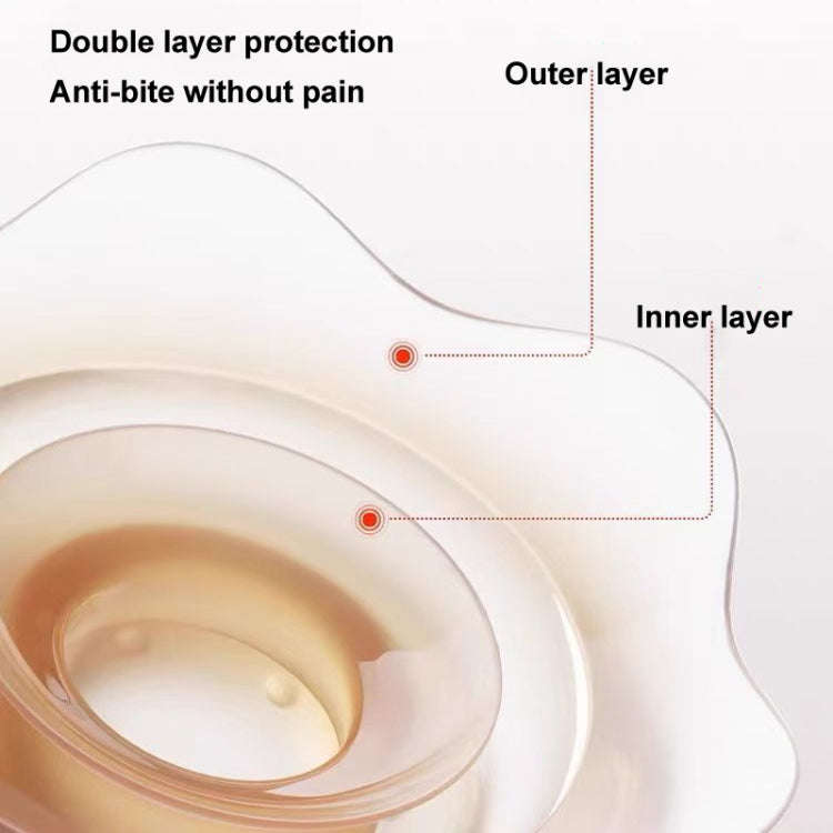 Nipple Protector Nursing Nipple Stickers Anti-bite Pacifier Cover, Color: Single Nipple Sticker N...