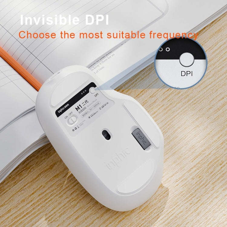 Inphic M1 2nd Generation Wireless Mice Rechargeable Mute Business Office Home Laptop Mouse, Color...