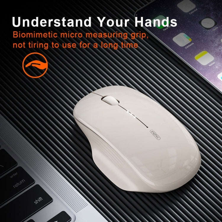Inphic M1 2nd Generation Wireless Mice Rechargeable Mute Business Office Home Laptop Mouse, Color...