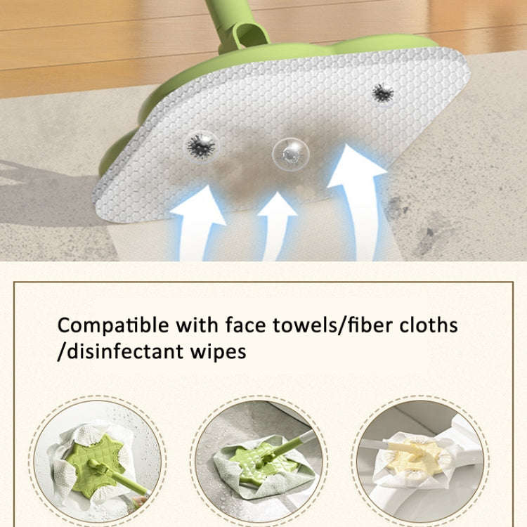 Electrostatic Dust Removal Paper Facial Towel Special Mop Cleaning Tool, Spec: 1-section Pole Cre...