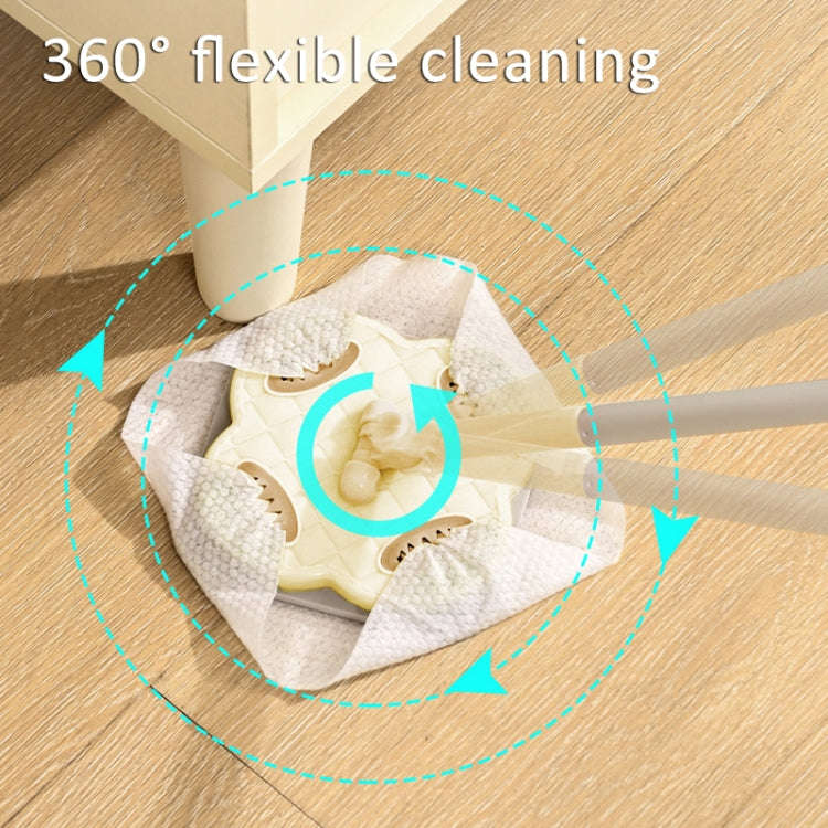 Electrostatic Dust Removal Paper Facial Towel Special Mop Cleaning Tool, Spec: 1-section Pole Cre...
