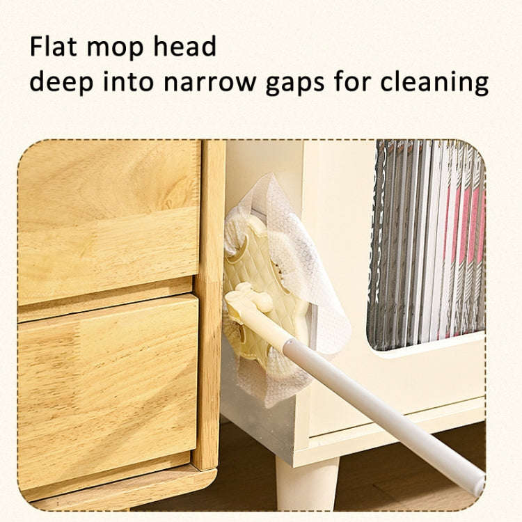 Electrostatic Dust Removal Paper Facial Towel Special Mop Cleaning Tool, Spec: 1-section Pole Cre...