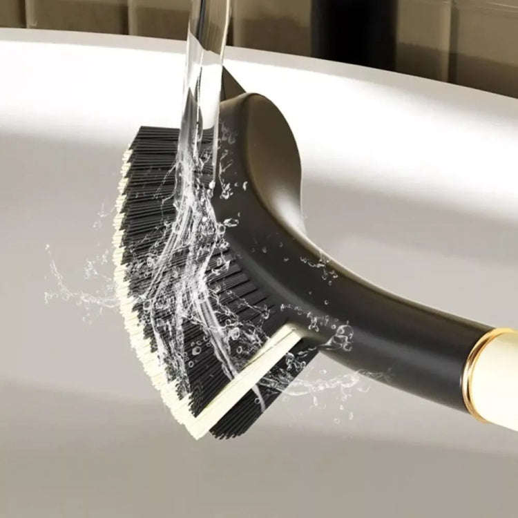 Long Handle Crevice Brush With Hair Clip For Bathroom Window Groove Dead Corner Cleaning