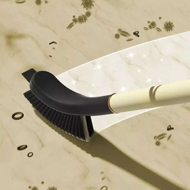 Long Handle Crevice Brush With Hair Clip For Bathroom Window Groove Dead Corner Cleaning