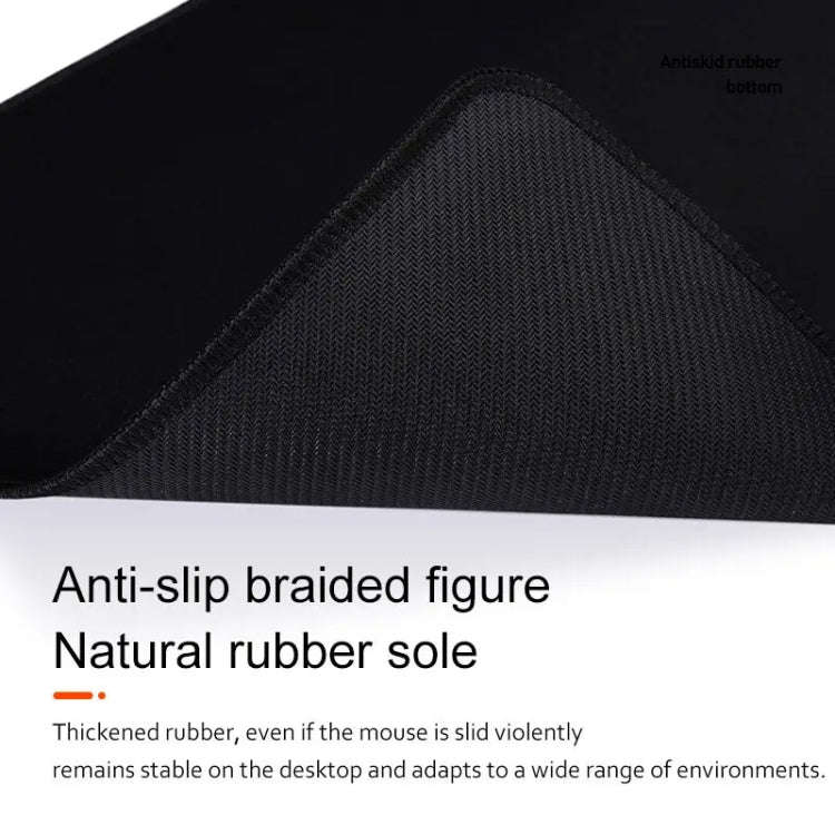 Inphic PD100 Anti-slip Washable Mouse Pad Computer Desk Pad, Size: 25x30cm(Black)