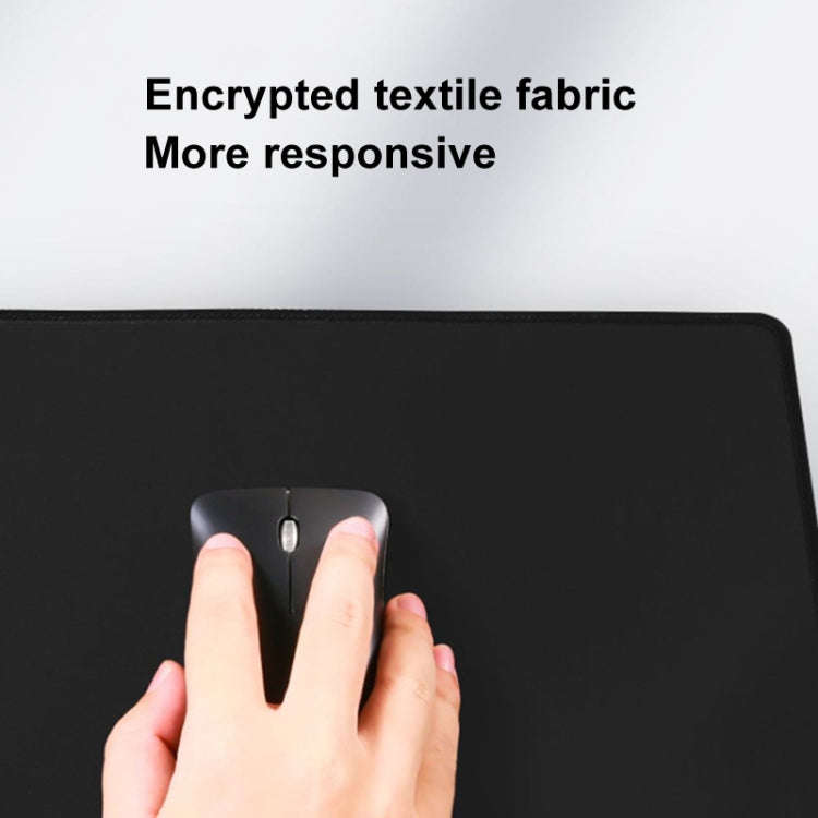 Inphic PD100 Anti-slip Washable Mouse Pad Computer Desk Pad, Size: 25x30cm(Black)
