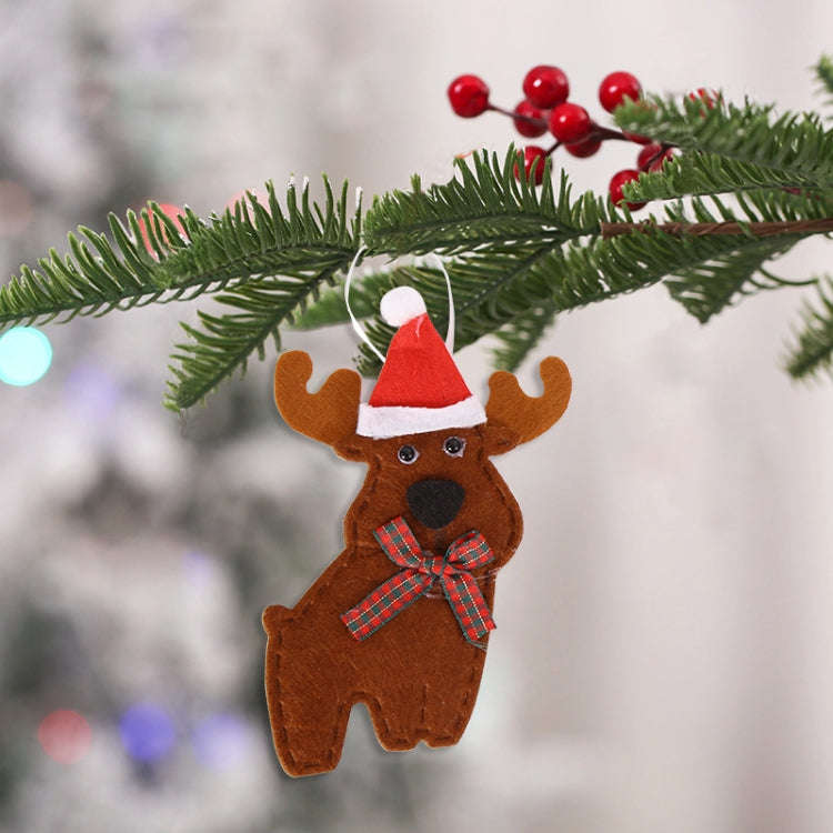 Non-woven Christmas Decorations Christmas Tree Pendants, Spec: Elk