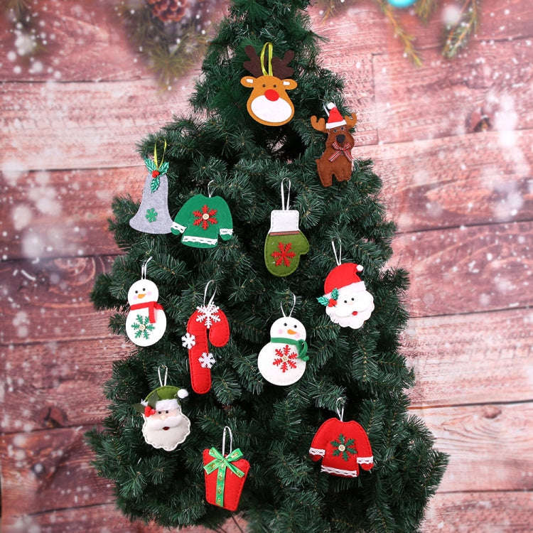 Non-woven Christmas Decorations Christmas Tree Pendants, Spec: Bell