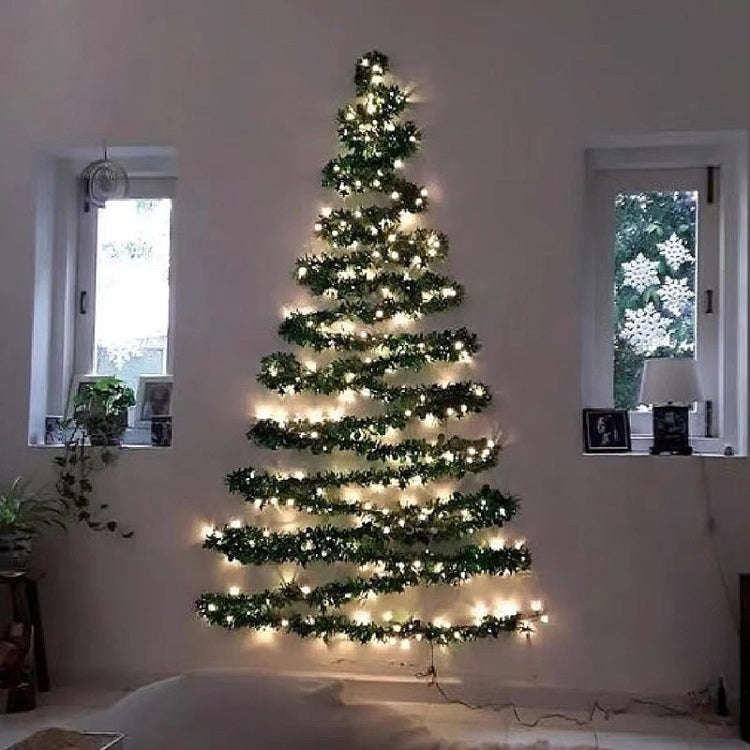 10m 100 Lights Battery Christmas Rattan Lights DIY Wall Christmas Tree Festive Ambience Decoratio...