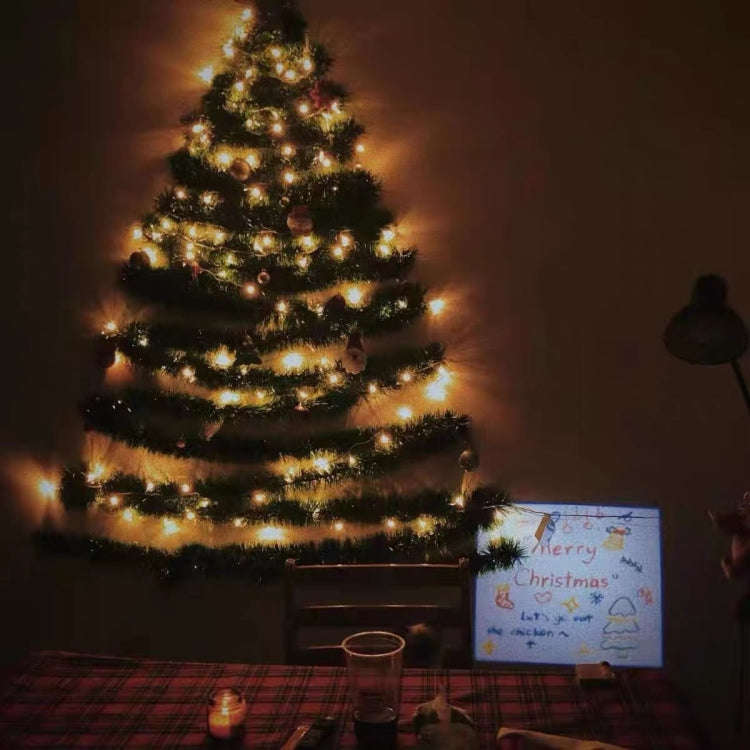 10m 100 Lights Battery Christmas Rattan Lights DIY Wall Christmas Tree Festive Ambience Decoratio...