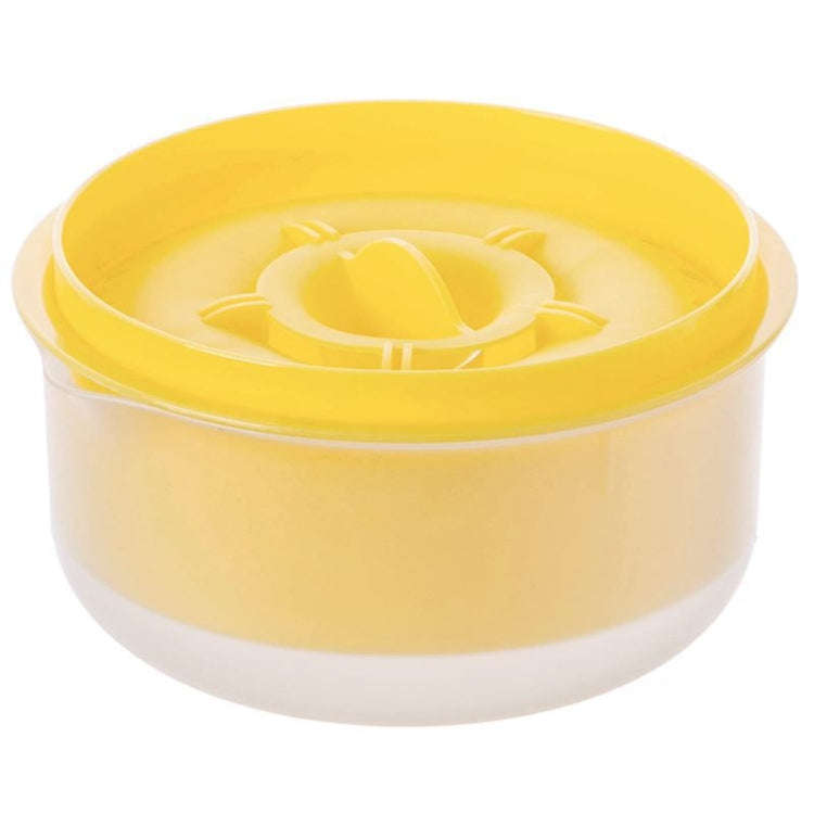 Large Capacity Egg White Egg Yolk Separator with Storage Box Bakeware Kitchen Tools(Yellow)