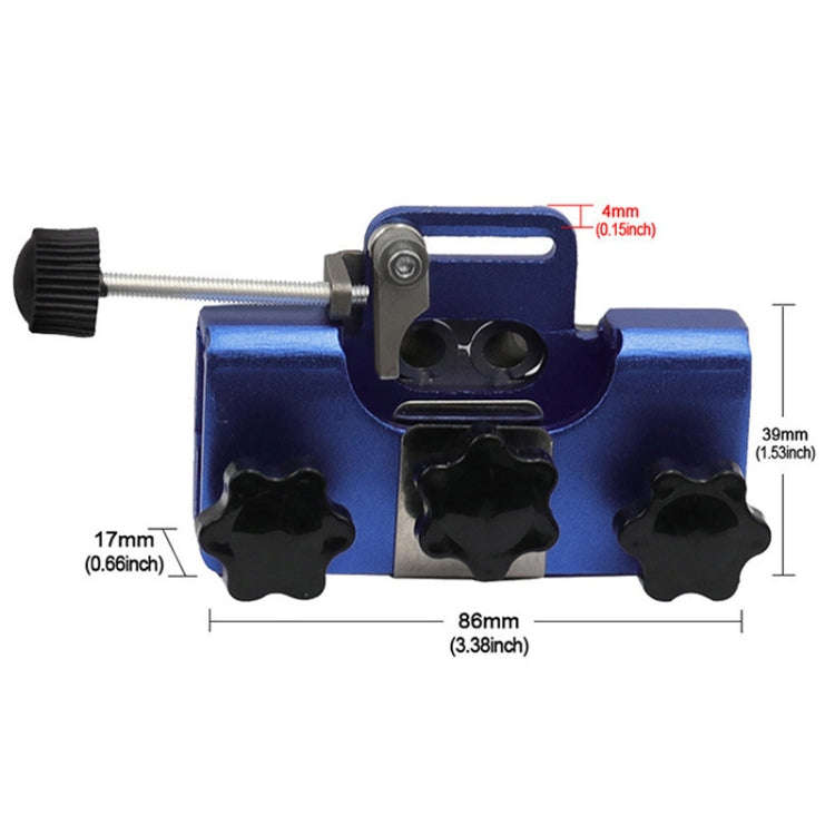 Portable Handheld Electric Saw Hand-cranked Chain Sharpener With 3 Grinding Heads(Red)