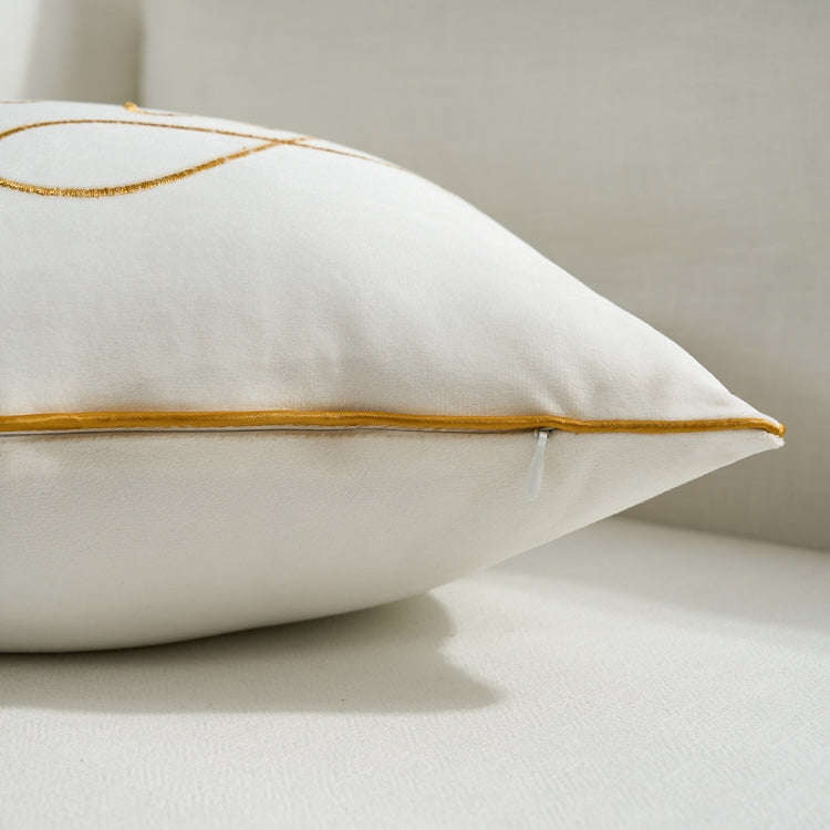 30x50cm Christmas Pillowcase Holiday Decorative Cushion Cover, Pillow Core Not Included(White)