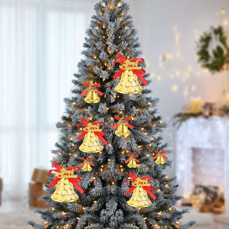 6pcs /Set 6cm Christmas Decoration Plastic Bells Christmas Tree Decoration Pendants